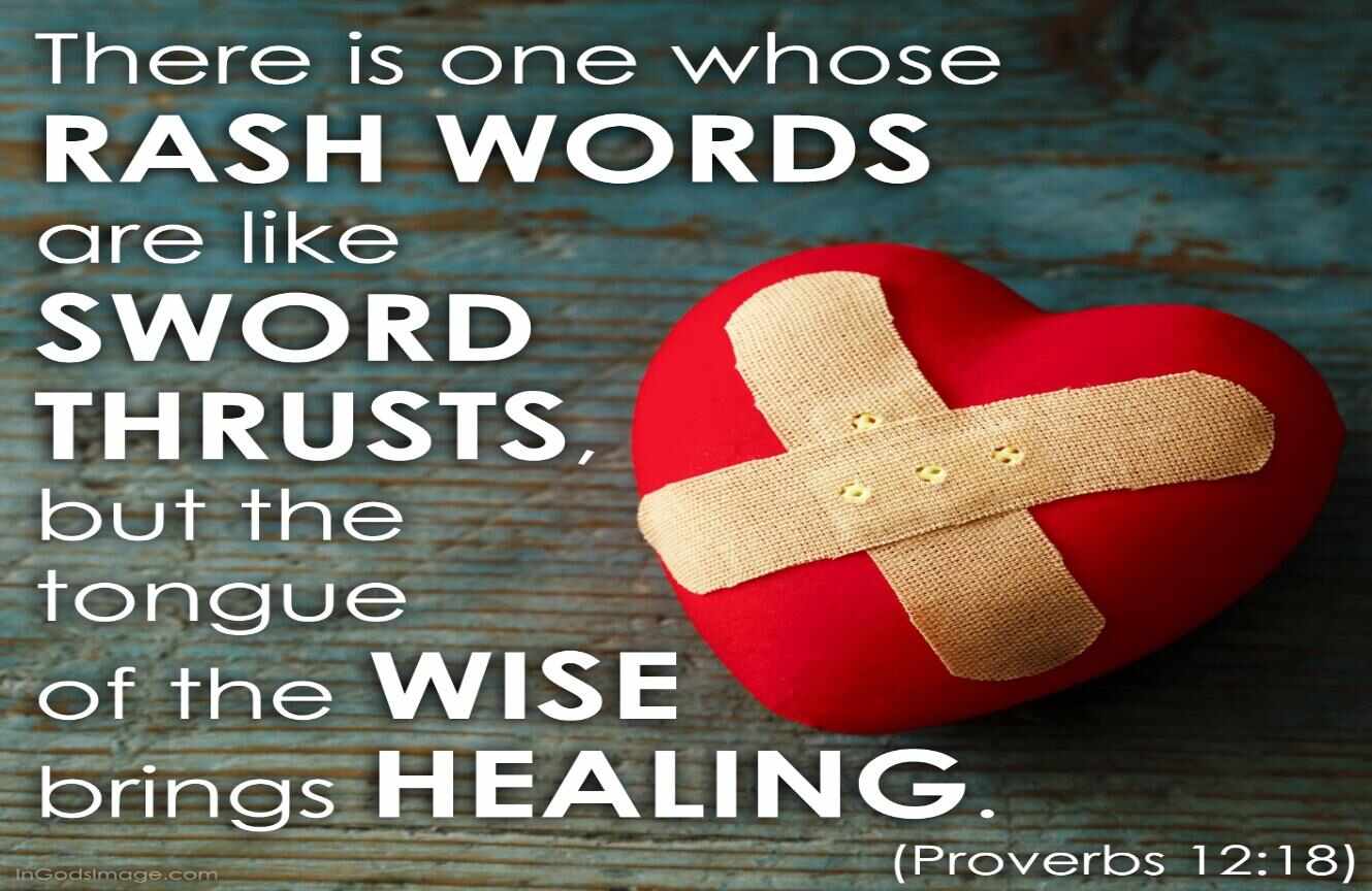 Weekend Wisdom – Proverbs 12:18 – In God's Image