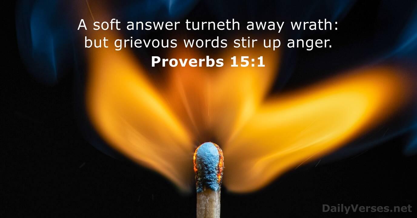 Proverbs 15 - NRSV & KJV - DailyVerses.net