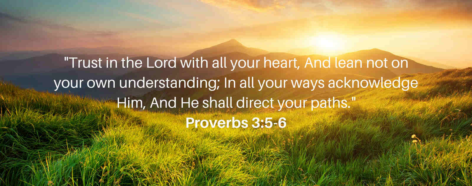 "Trust in the Lord" The Meaning of Proverbs 3:5-6 | Lord's Guidance