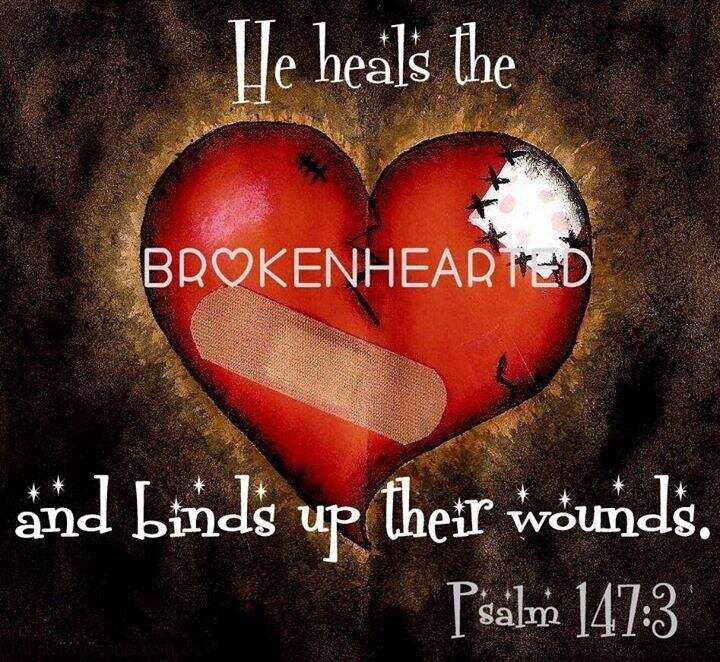 Healing for a broken heart – Rejoice in Him