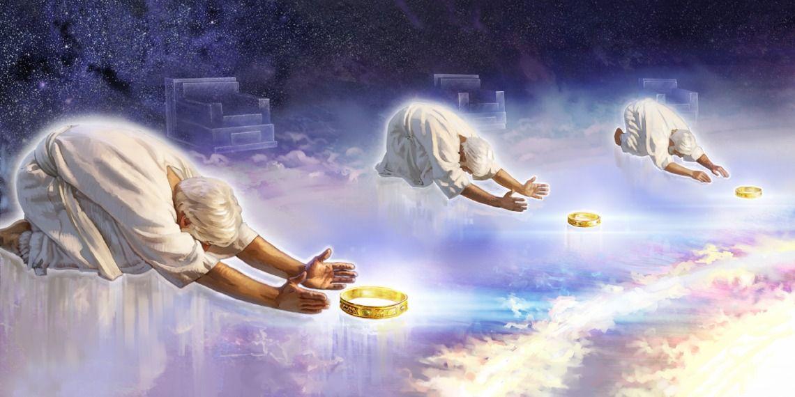 Study of Revelation: The 24 Elders | Prophetic art, Bible pictures, Jesus pictures