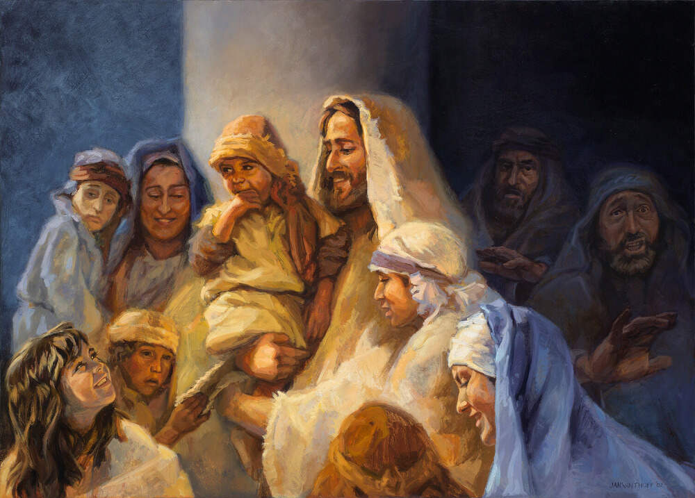 Jesus blesses the little children in 2022 | Isaiah 11, Jesus, Jesus lives