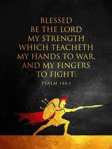Psalm 144:1 Bible Verse Art Print | Bible quotes prayer, Bible verses, Bible verse art