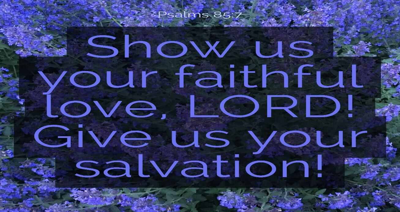 Psalms 85:7 – Verse Images