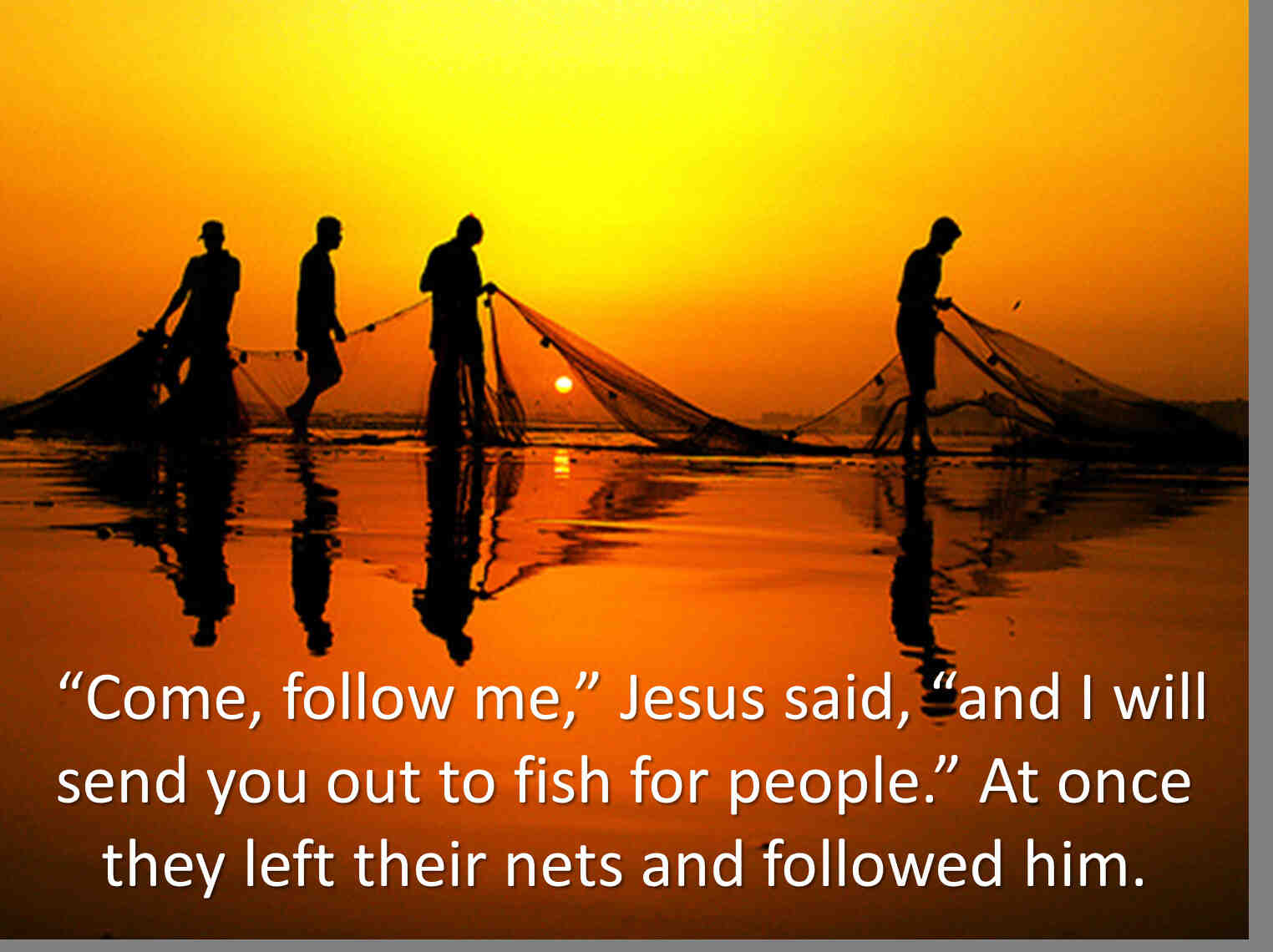 HOW IN THE WORLD!!: Jesus said "follow me" reflections on Matthew 4:17-25