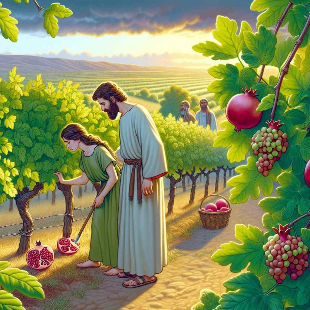 What does Song of Solomon 7:12 mean? | Bible Art